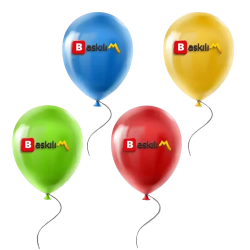 logo baskılı balon